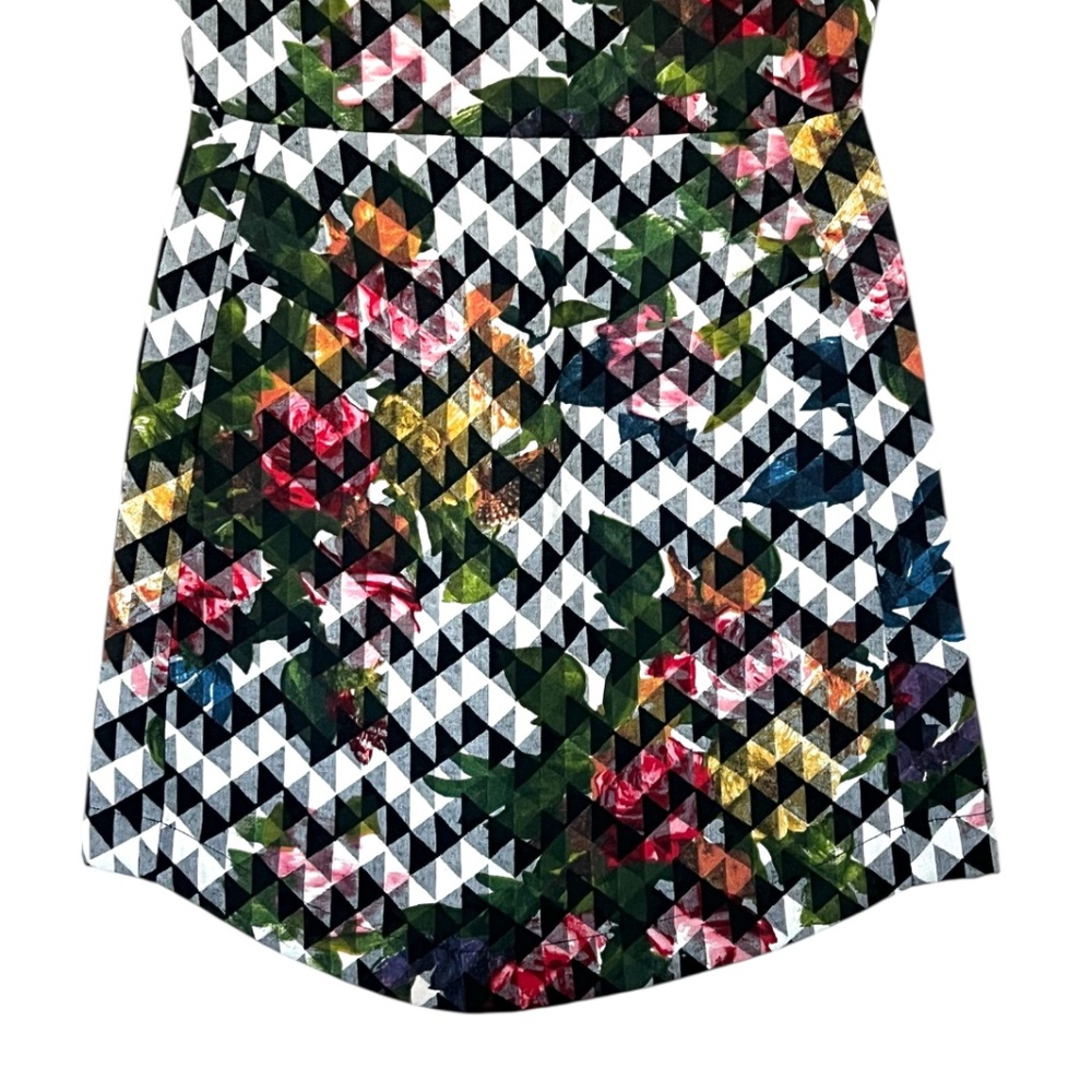 Topshop Blurred Jacquard A-Line Dress Size 2 - Picture 6 of 14